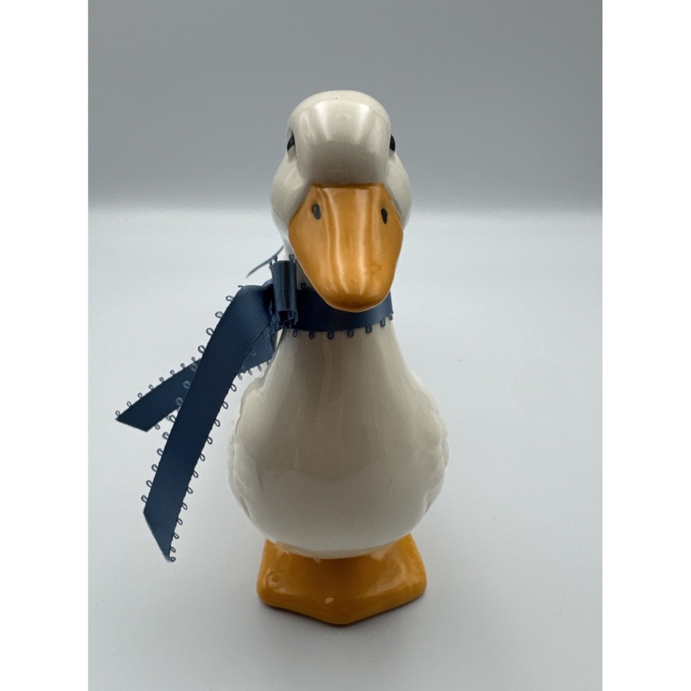 VTG Grandmacore Cottagecore Goose Geese 4 In a Row Ceramic Statue 6' - Picture 2 of 5